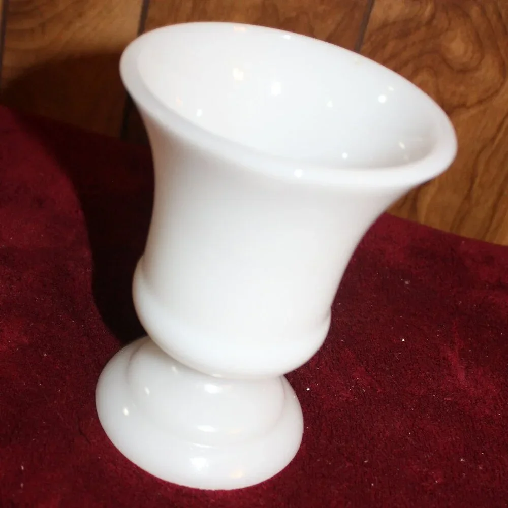 Vintage Napco Milk Glass Pedestal Vase 1190 USA
